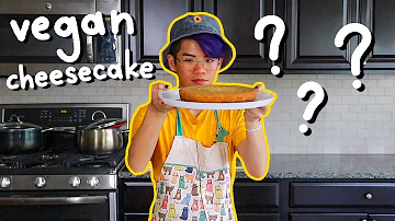 Baking a vegan cheesecake because dairy doesn't like me | Frederic's Asian Kitchen