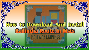 How to run Railindia route in *open rails* 100% working properly with proof 2020