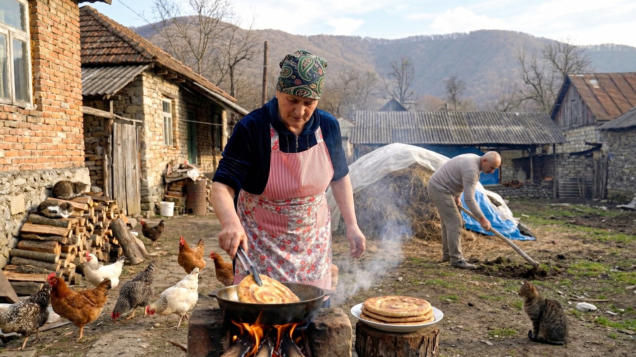 Grandma’s 100-Year-Old Dough Recipe | Simple Village Food Without Meat
