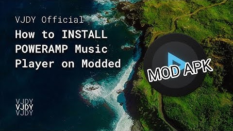 How to INSTALL POWERAMP Music Player on Modded