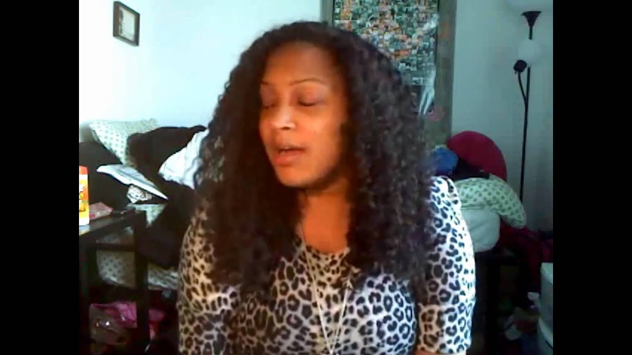 Curly Hair Wen Sweet Almond Cream Review Youtube