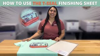 How To Use the T-Seal Finishing Sheet with the DigitalHeat FX System screenshot 5