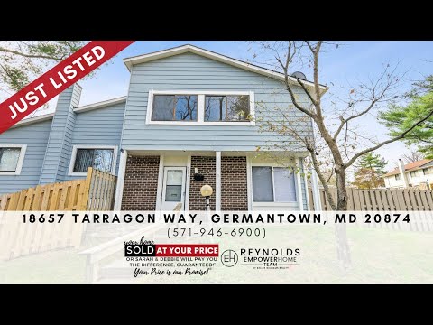 18657 Tarragon Way, Germantown, MD home video tour
