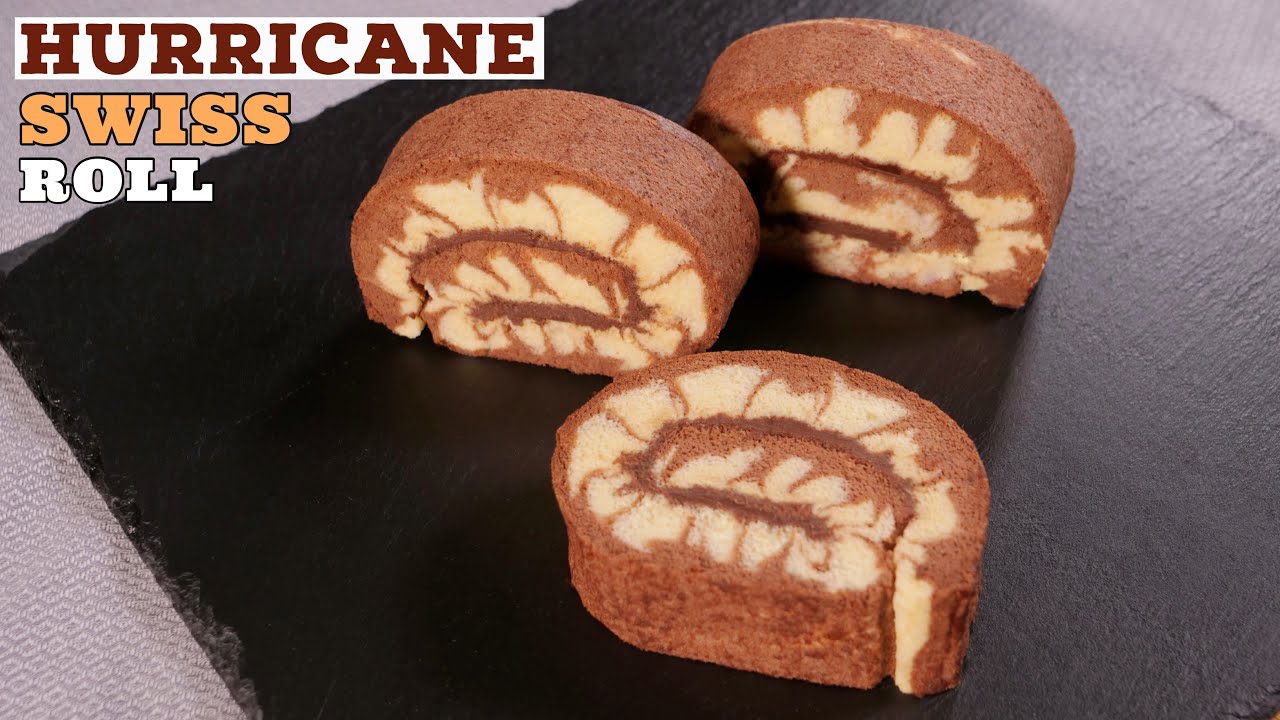 Hurricane Swiss Roll Cake Recipe Just Cook Youtube