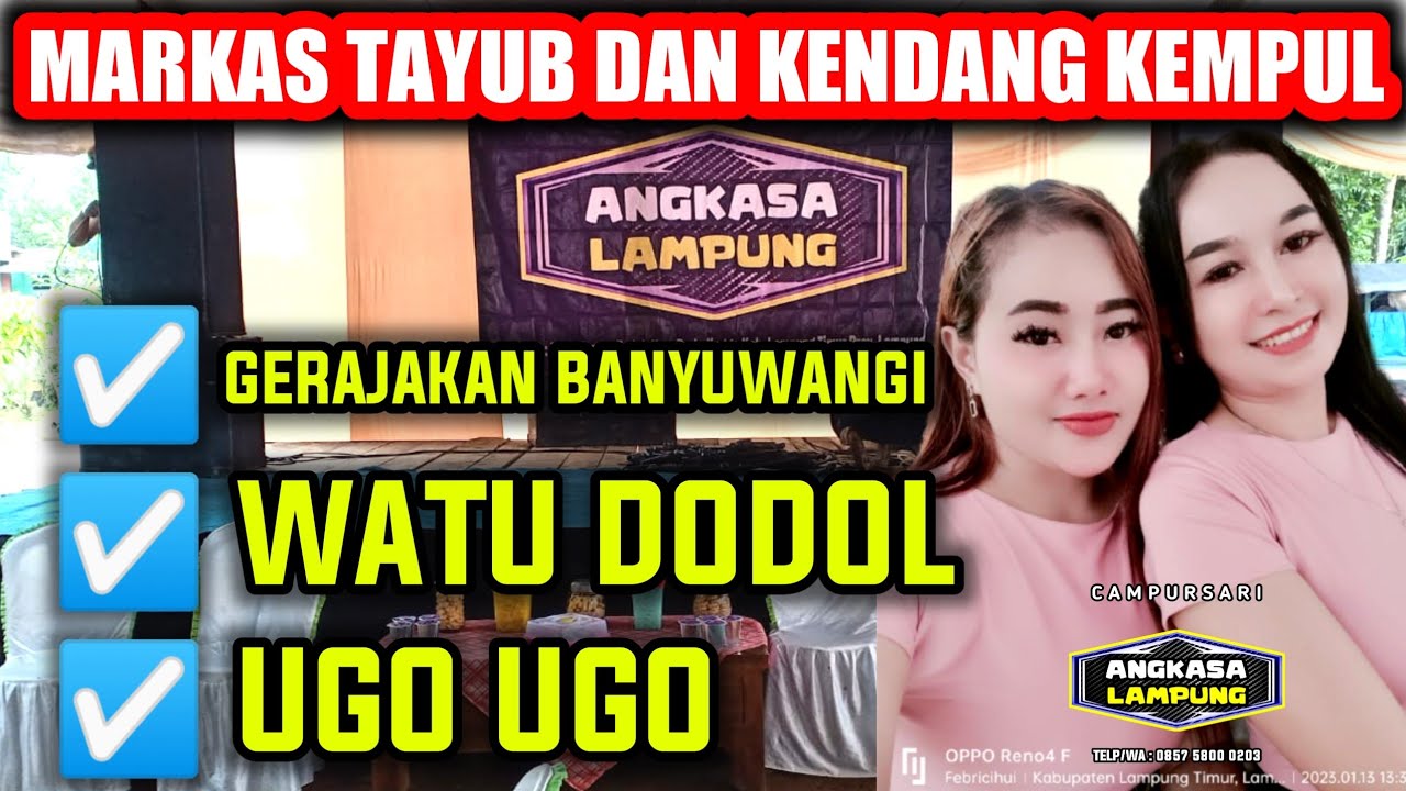 MARKAS KENDANG KEMPUL | GERAJAKAN BANYUWANGI - WATU DODOL - UGO UGO | Terbaru 2023