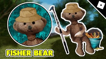 How to get " FISHER BEAR " Badge + Morph In Bear Alpha Fantasy RP - Roblox