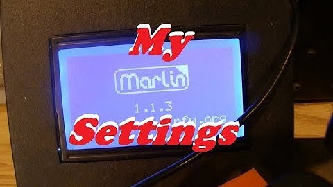 My Marlin Settings and Octoprint EEPROM Editor Plug in (Ramps Conversion Series Conclusion)