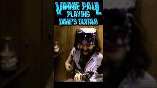Vinnie Paul Plays Dimebag's Guitar! #shorts #trending #viral #music #metal #pantera #funny #lol