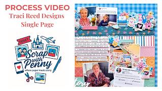Scrapbook Process | Single Page | “Story Central” | Traci Reed Our Story Matters | Layout 124