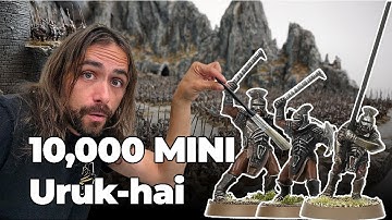 I made 10,000 Uruk-hai attacking HELM