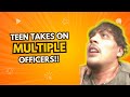 Six Officers Needed to Arrest This Whiny Teen! #bodycam