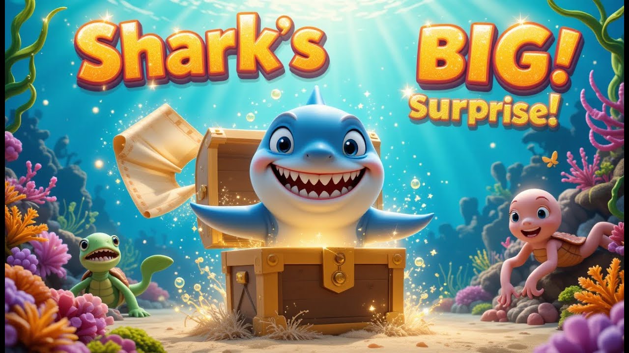 Sammy the Shark’s Big Surprise! 🦈✨ Fun Ocean Adventure for Kids