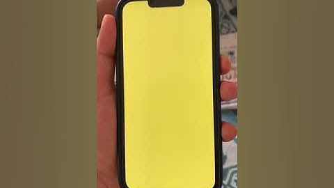 Iphone 13 Pro Yellow Screen issue