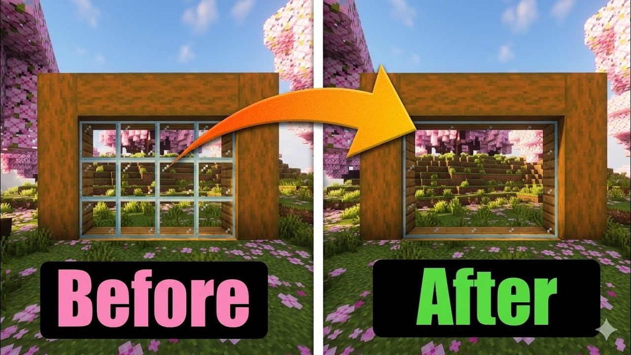Minecraft Complementary Glass 🤩Minecraft connected glass texture pack for MCPE 1.26 || connected ...