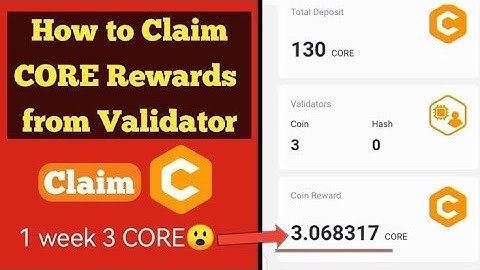 How To Claim Core Rewards From Validators and How To increase CORE by Delegating ||#core #coredao