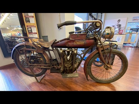 Indian Motorcycle's forgotten Steampunk Style. #Titanic Era - YouTube