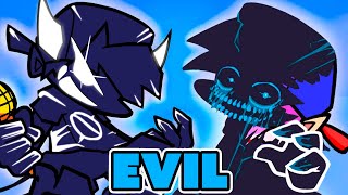 Friday Night Funkin B-Sides Mod Evil Boyfriend Vs Bf Day 2