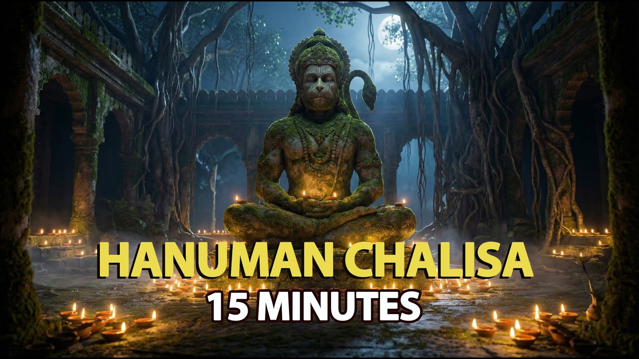 Hanuman Chalisa For Non-Stop 🕉️ Deep Sleep, Protection & Positive Energy