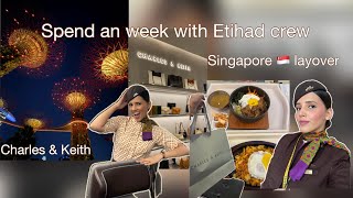 Cabin Crew Weekly Vlog | Flying to Singapore 🇸🇬, Layover Diaries, Shopping & Soft Life ✨ screenshot 5