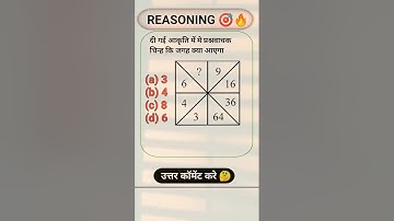 Matrix Reasoning Short Tricks| #reasoning short tricks #ssc #ssccgl #sscgd #sscchsl #shorts