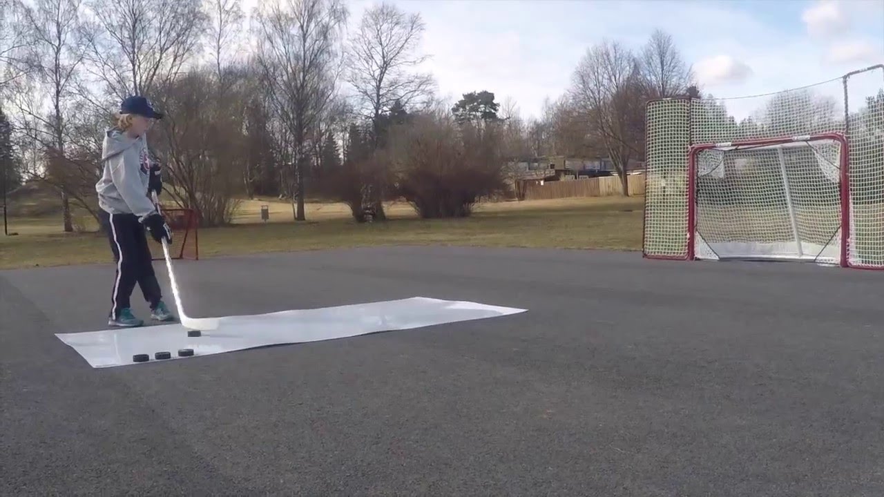 Extreme Hockey Goal Backstop Targets YouTube