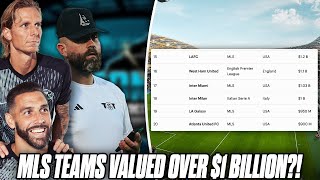 MLS Teams Values Over $1 Billion, Top 20 Most Valuable Soccer Teams?!