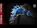 ⚔️ HOW TO MAKE ARMOR AT HOME - FANTASY SPAULDERS 🛡️ Leather Shoulder Cosplay Armour / Pauldrons DIY