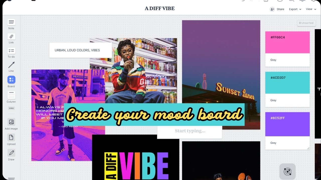 HOW TO CREATE A MOOD BOARD FOR YOUR BRAND