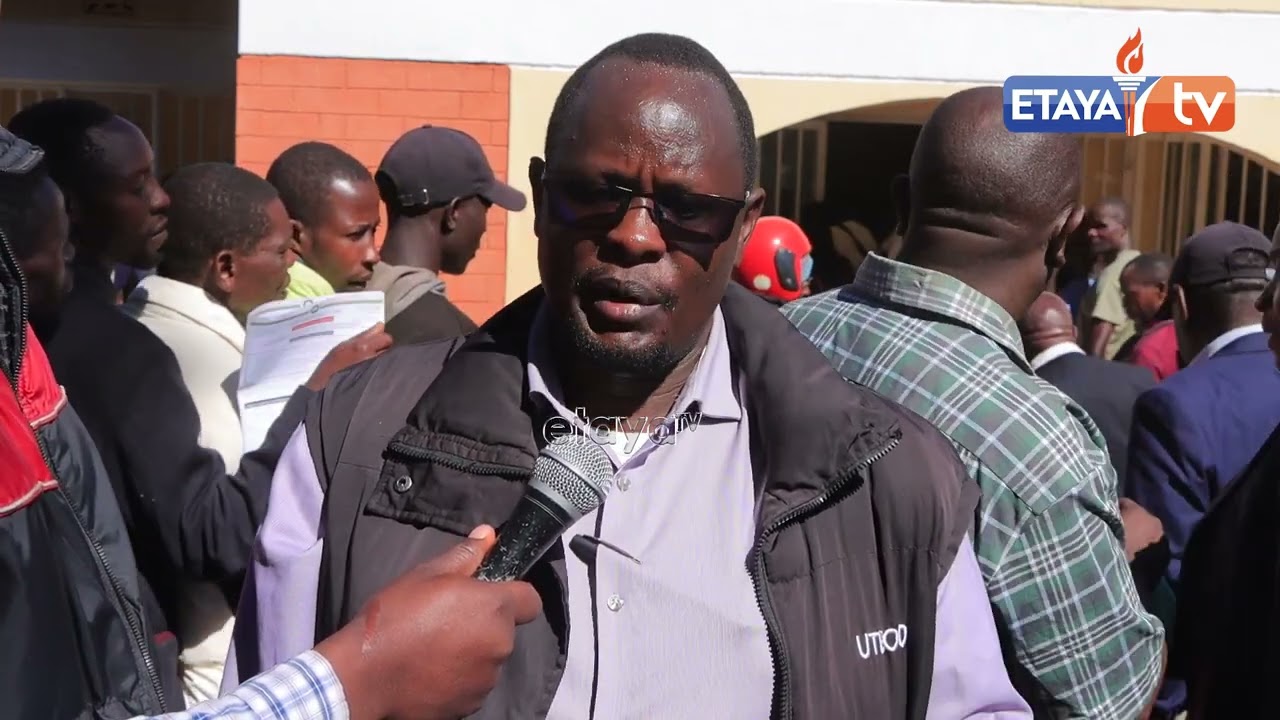 MCA Monyenye and Chief Officers Wilfred Okari, Agnes Boyani oversee exercise of issuing bursaries