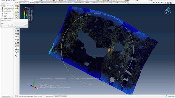 Finite element modelling of nano porous material using Abaqus