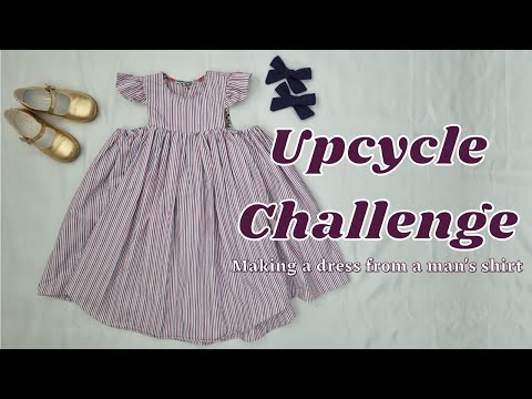 dress from mens shirt Refashion DIY Men's Shirt to Casual Dress Sew DIY