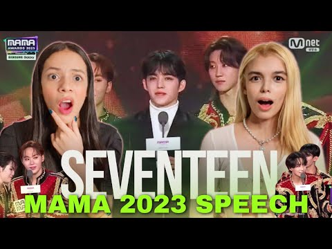 😭 SEVENTEEN "MAMA 2023 Speech" ( ALBUM OF THE YEAR) WINNER #seventeen #mama2023 | REACTION