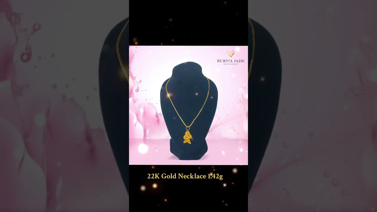 BJ51 22K yellow gold pendant  
