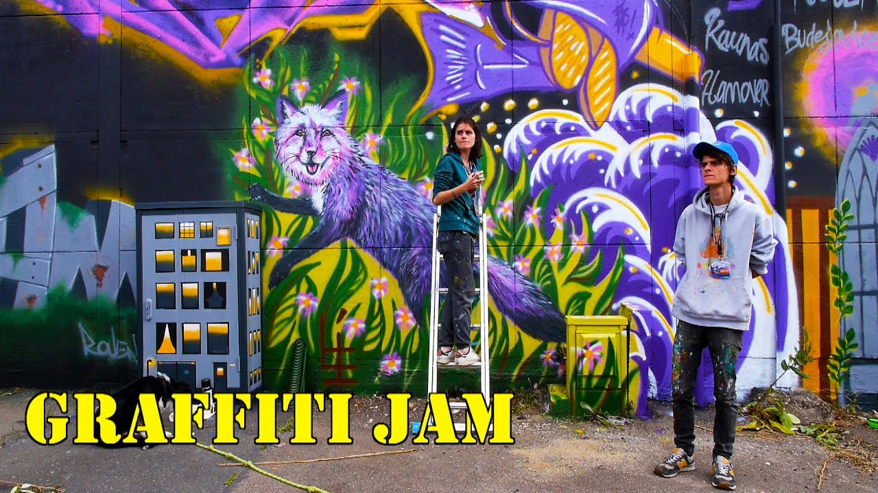 Hangar 181 Rouen. Graffiti jam