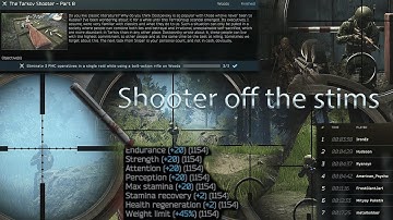 (6 PMC Kills) The raid I used the NEW stim in Tarkov to complete The Tarkov Shooter - Part 8