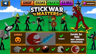 EQUIP ALL TYPE ZOMBIE FULL SKIN, WAR OF ZOMBIE, NEW MOD UPDATE | Stick War Legacy Mod 2026