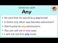 Sentences with any any in a sentence example sentences about any sentences grammar learnenglish