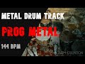 Progressive Metal Drum Track 144 bpm