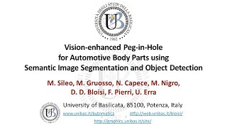 Vision-enhanced Peg-in-Hole using Semantic Image Segmentation and Object Detection screenshot 1