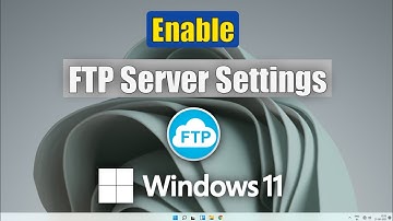 FTP-serverinstellingen inschakelen in Windows 11