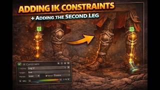 12. Adding IK Constraints & Second Leg in Spine | Complete Rigging Guide