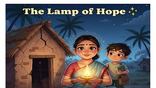 “Meena and the Lamp of Hope 🌙 | Heart-Touching Moral Story | Inspirational Story for Kids”
