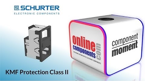 Component Moment: SCHURTER Protection Class II Medical Power Entry Modules (KMF Series)