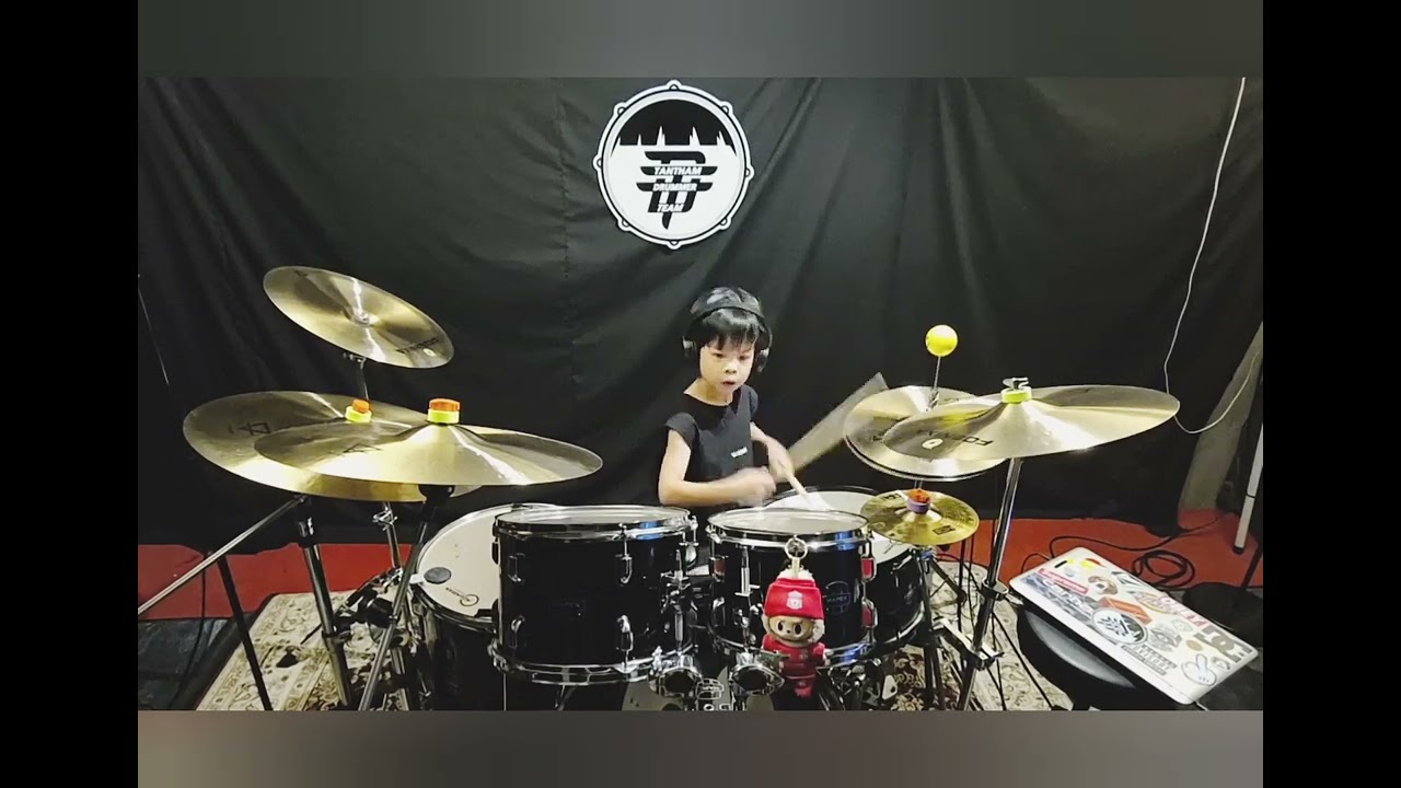 จิ๊จ๊ะ - Silly Fools  [ Drum cover  - Tantham Drummer 6.8y ]