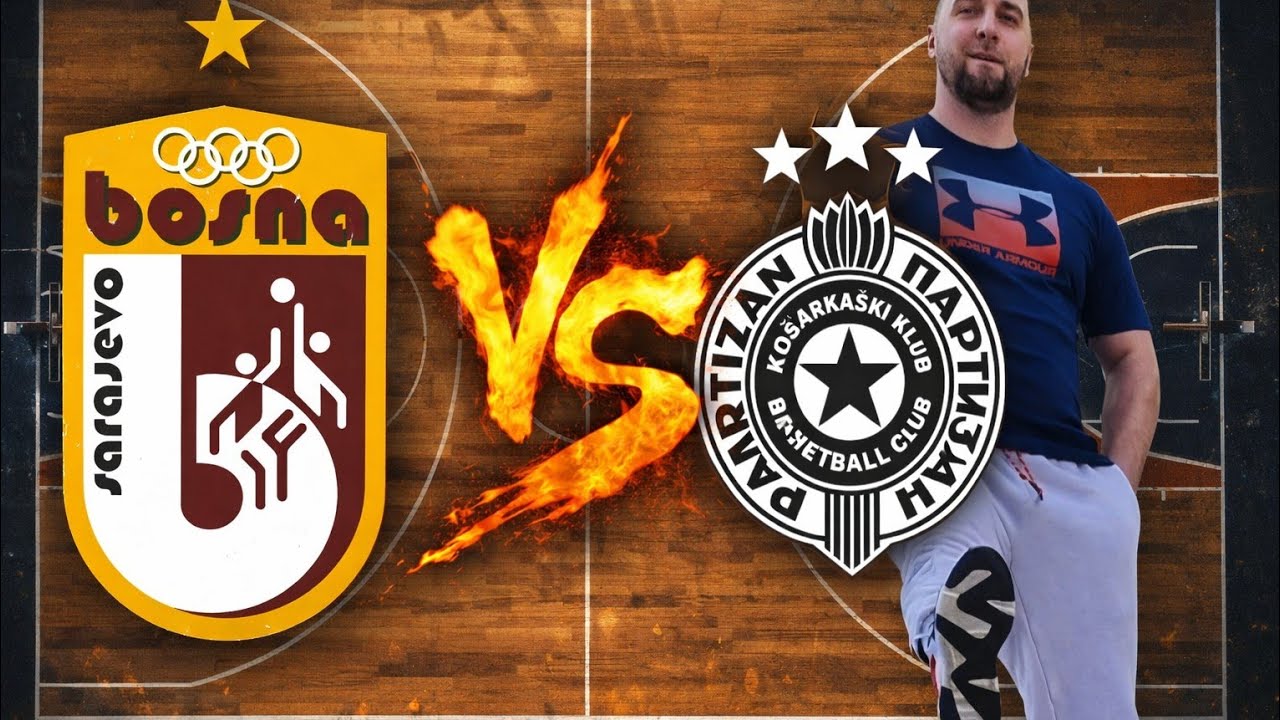 Vozimo Igrace Partizana a ujedbo i Gledqmo Utakmicu Kk Bosna vs Kk Partizan