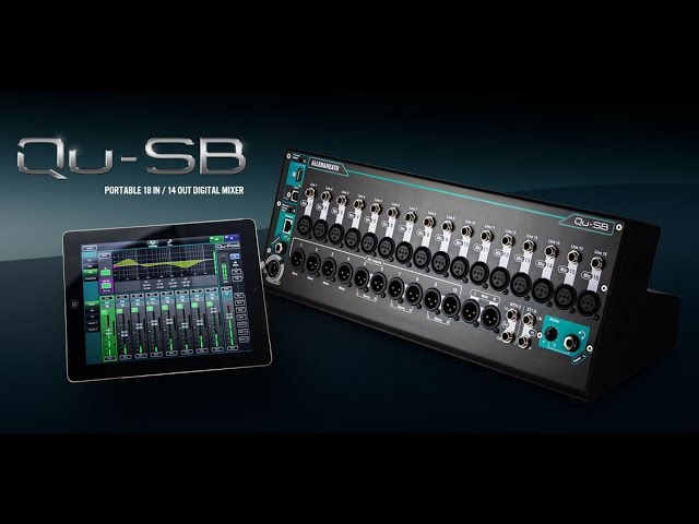 Allen&Heath Qu-SB - 32-kanałowy cyfrowy mikser rackowy [Prolight+Sound  2016] - YouTube