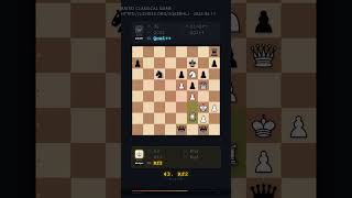 dhslayer vs gokul07 | French Defense: Winawer Variation, Retreat Variation ⚫ #Shorts