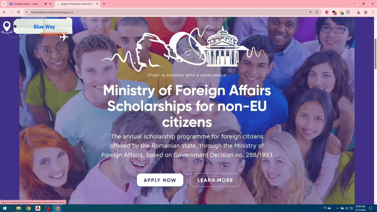 🎓 Study in Romania for FREE No IELTS in 2026 | Romanian Government Scholarship 2026 (Fully Funded)