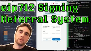 eip712 Signing, ecrecover tutorial - referral system Net Worth