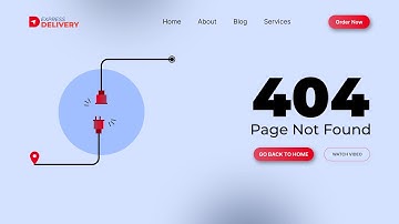 Daily UI Challenge - 008 | 404 Error Page Design |